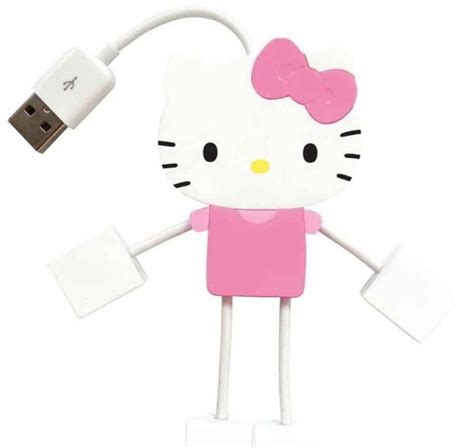 Hello Kitty 4-Port Kitty Hub USB