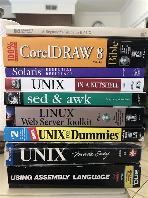 Which one of these books are useful? : unix