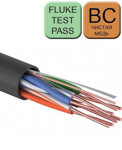 Кабель NETLAN U/UTP витая пара категории 5e, 4 пары, 25AWG, BC (чистая ...