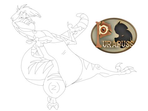 Banjee line art by purapuss on DeviantArt