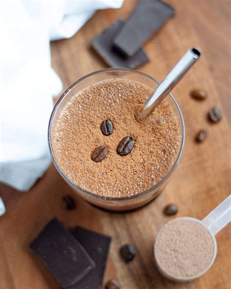 Chocolate Coffee Protein Shake - Our Love Language is Food