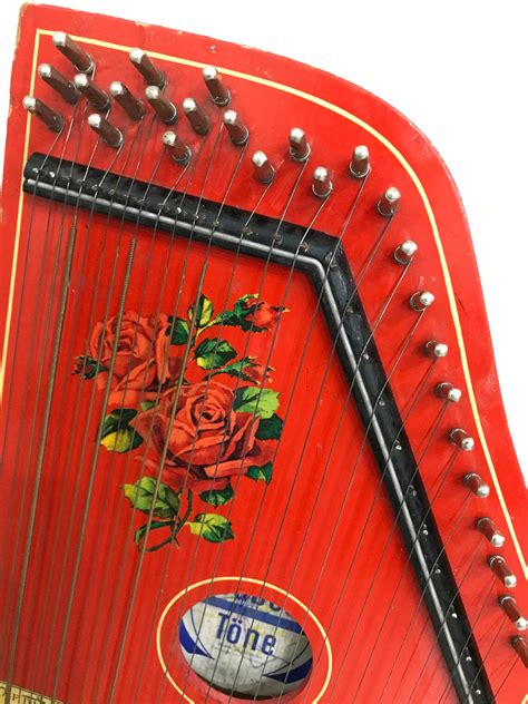 Vintage Zither Musical Instrument Zither Antique Guitar - Etsy