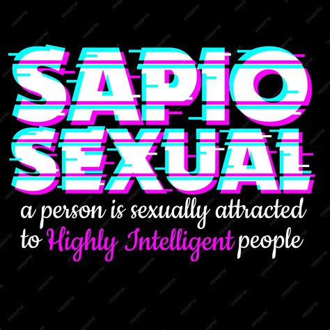 Premium Vector | Sapiosexual