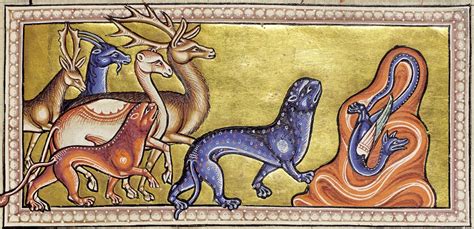 The Aberdeen Bestiary, a gorgeous medieval illuminated manuscript