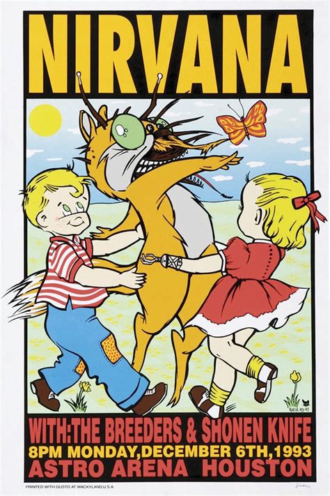 Nirvana Concert Poster 12x18 | Etsy