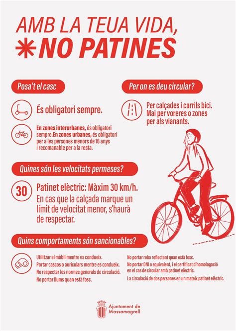 ‘Amb la teua vida, no patines’, la campaña del Ayuntamiento de