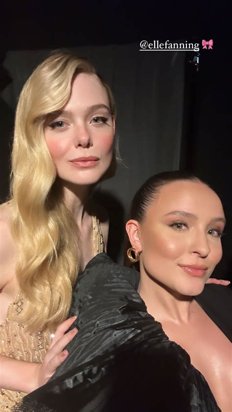 Elle and brazilian actress Larissa Manoela during Paris Fashion Week