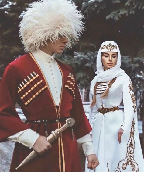 Ingush in traditional clothes | Georgian clothing, Traditional outfits ...