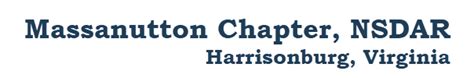 massanutton chapter nsdar  massanutton chapter