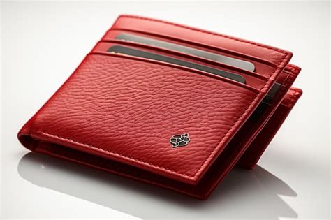 premium ai image rfid blocking wallet  white background
