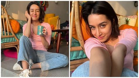 shraddha kapoor flaunts super short hair  barely reach  shoulder