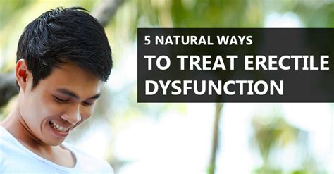 5 Natural ways to treat Erectile Dysfunction - Khokar