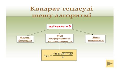 8-сынып Виет теоремасы