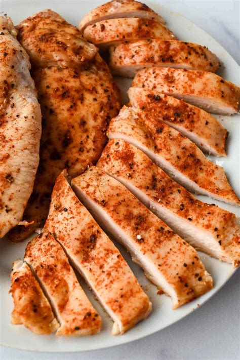 Juicy Oven Baked Thin Sliced Chicken Breasts