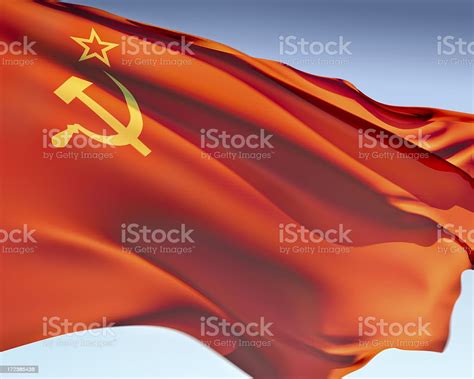 Flag Of The Soviet Union Stock Photo - Download Image Now - Blue ...