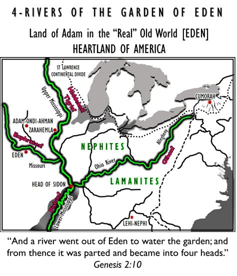 4-Rivers of Eden are the Rivers of the Nephites – Book of Mormon Evidence