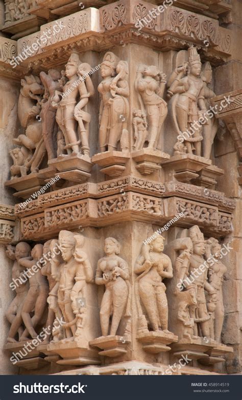 Khajuraho Carvings Stock Photo 458914519 | Shutterstock