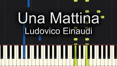 Una Mattina Piano Tutorial Synthesia - YouTube