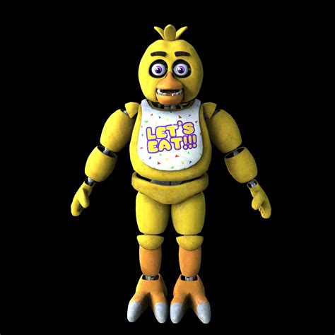 🎭 FNAF 1 Chica Full Body Wearable Costume with Head for 3D Printing・ 3D