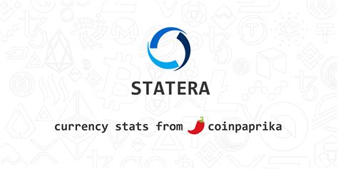 STATERA (STA) Price - Live Chart, Index, Market Cap | CoinPaprika