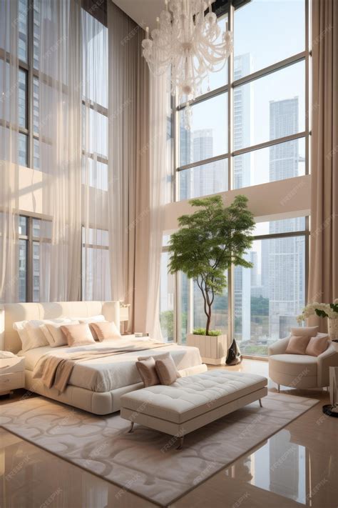 Premium Photo | Modern luxury bedroom interior design
