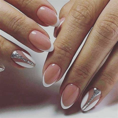 manichiura french pentru unghii cu gel model oval  duckshow