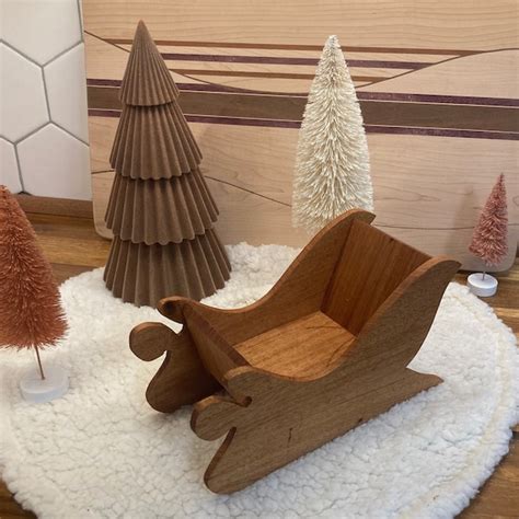 Wooden Sleigh - Etsy