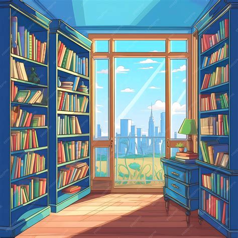 Premium AI Image | Books and windows