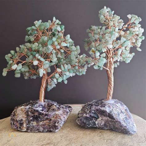 Aventurine Crystal Tree | Good Luck & Self Discovery – Divine Crystal Heart