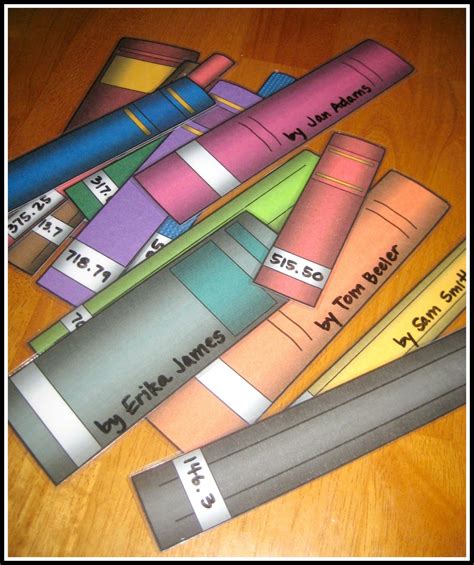 Book Spines Printable