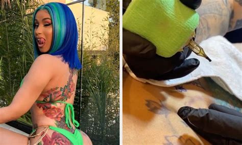cardi  upgraded  massive ass tattoo  results  immense nsfw