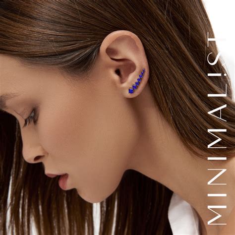 Minimal!st Серьги каффы серебро 925 женские, Amo - купить с доставкой ...