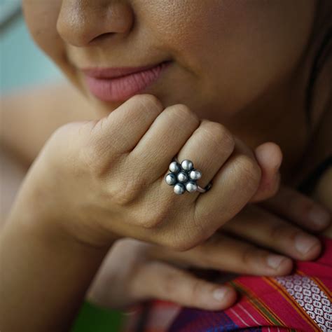 Silver Big Kudi Ring | 92.5% Sterling Silver Traditional Jewelry