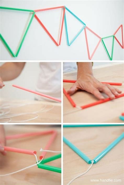 40 Repurposing Plastic Straw Crafts Ideas - Bored Art | Plastic straw ...