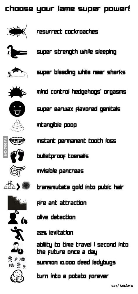 Useless superpowers - 9GAG
