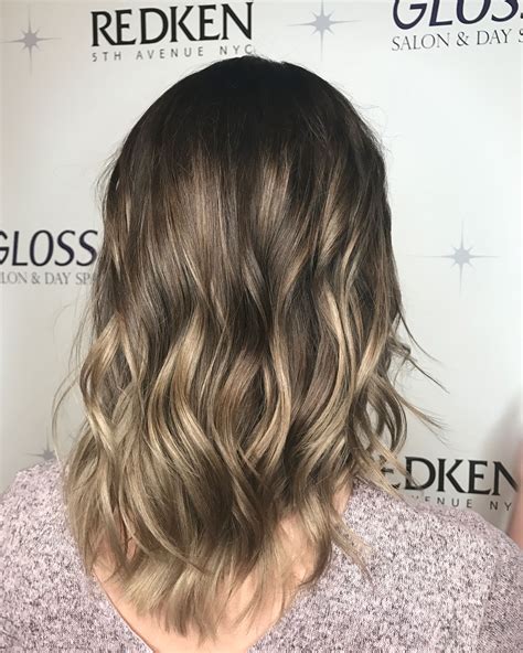 Balayage Fall hair Brunette
