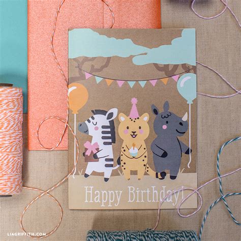 Kid's Happy Birthday Cards - Lia Griffith