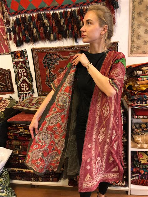 Antique Afganistan Vintage Traditional Clothing Handmade Costum 115x90 ...