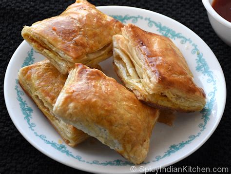 vegetable puff    veg puff spicy indian kitchen