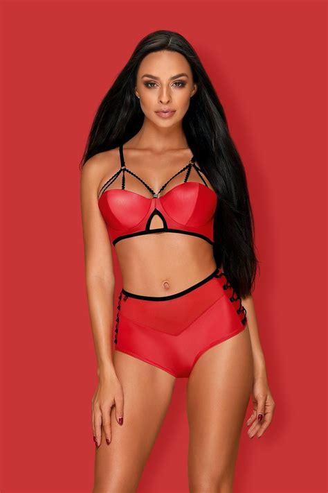 Эротический комплект Leatheria set бренда Obsessive купить в интернет ...
