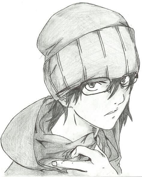 Pencil Sketch Anime at PaintingValley.com | Explore collection of ...