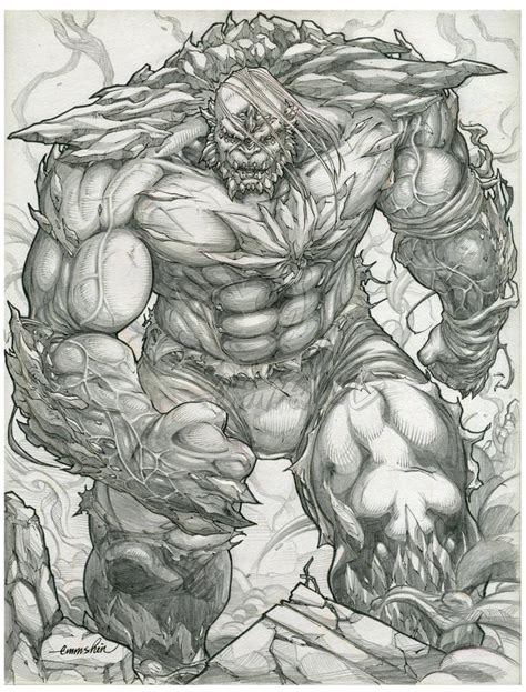 Doomsday lineart by emmshin (With images) | Doomsday comics, Superman ...