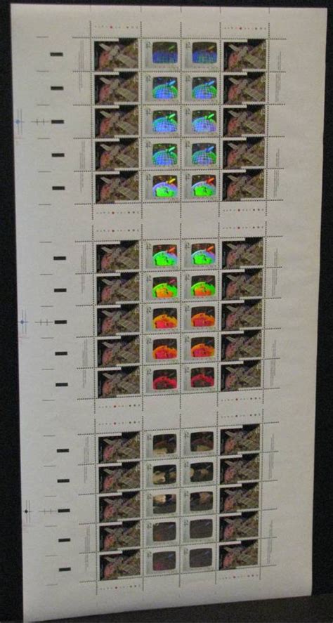 Lot 571 — Canada #1442 Hologram press sheet – Sparks Auctions