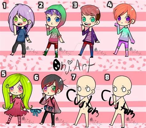 [OPEN] Adopts 50-100 points / $0.5- $1 by Onj-Art on DeviantArt