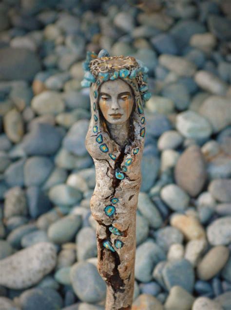 Духи природы в исполнении Дебры Бернье Art Sculpture En Bois, Driftwood ...