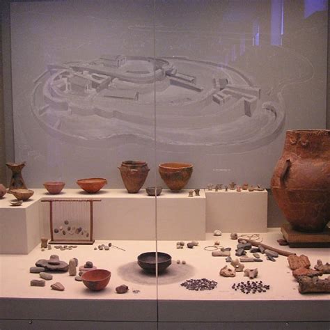 Volos, Archaeological Museum. A view of the G. Xourmouziadis gallery ...