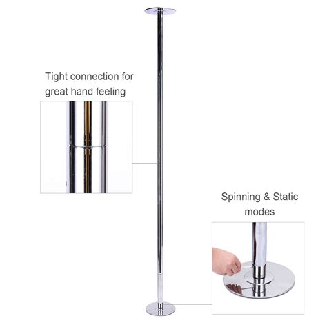 Chrome Portable Removable Dance Pole Home Kit | Video Lessons | Pole