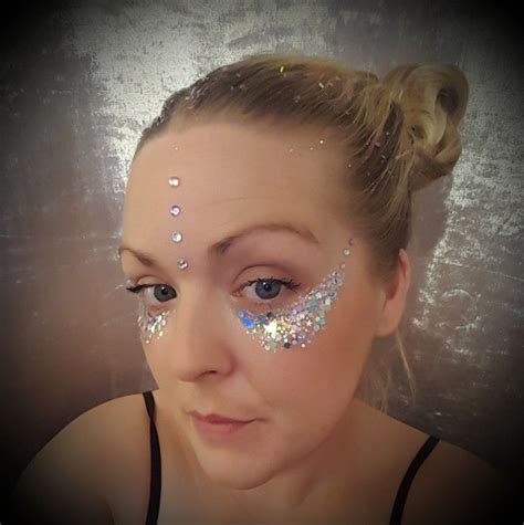 glitter festival   festival makeup glitter glitter face