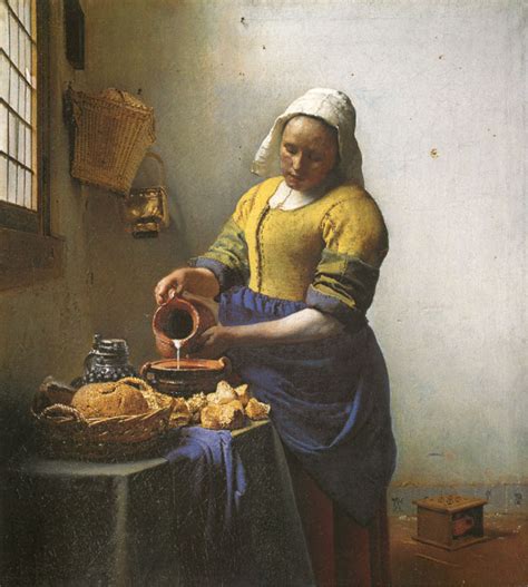 painting  vermeer  milkmaid  kitchen maid