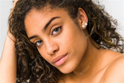 African American Woman Face